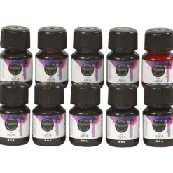 Flytande Akvarellfärg, mixade färger, 10x30 ml/ 1 förp.