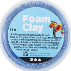 Foam Clay® , blå, 35 g/ 1 burk