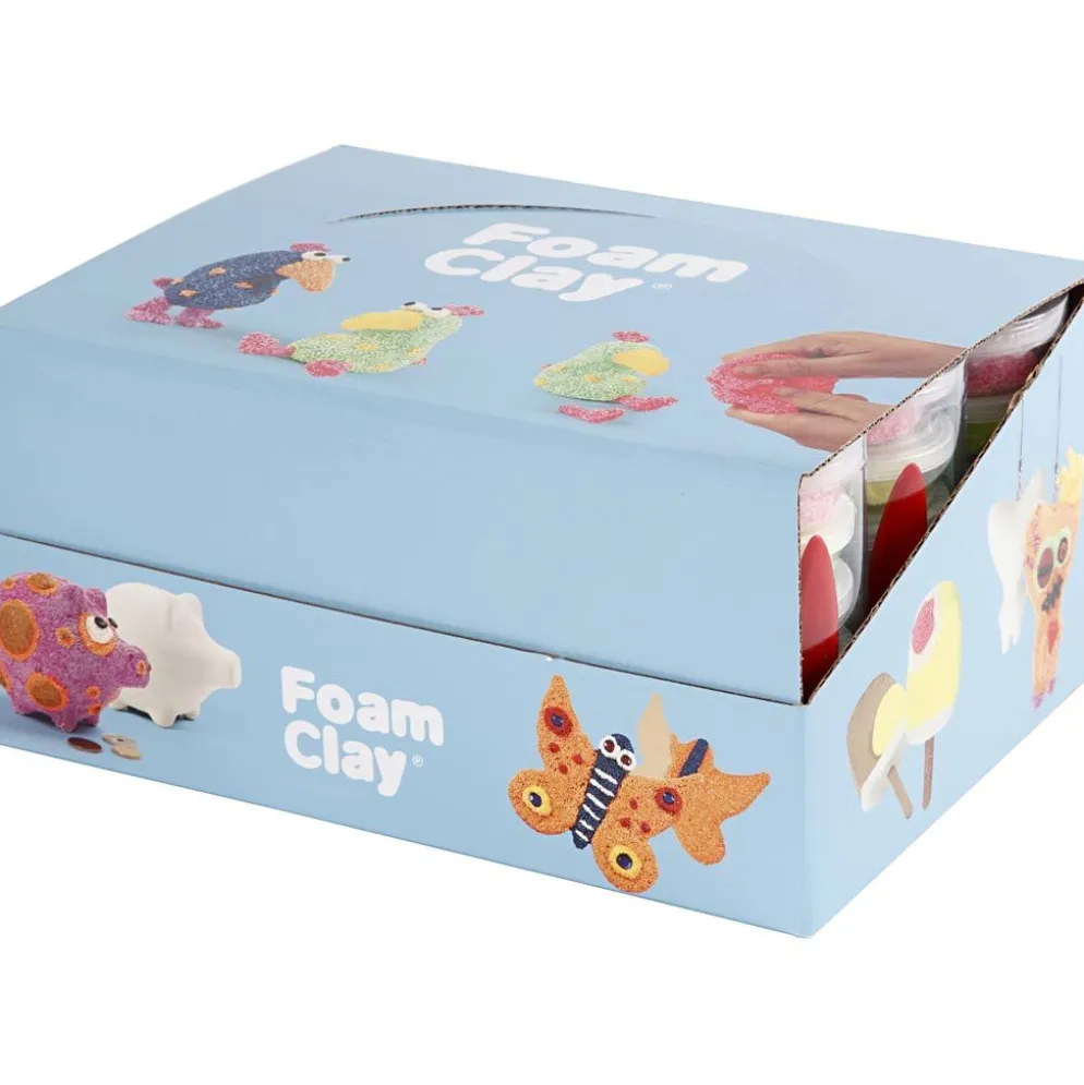 Foam Clay® , glitter färger, metallicfärger, 12 set/ 1 förp.