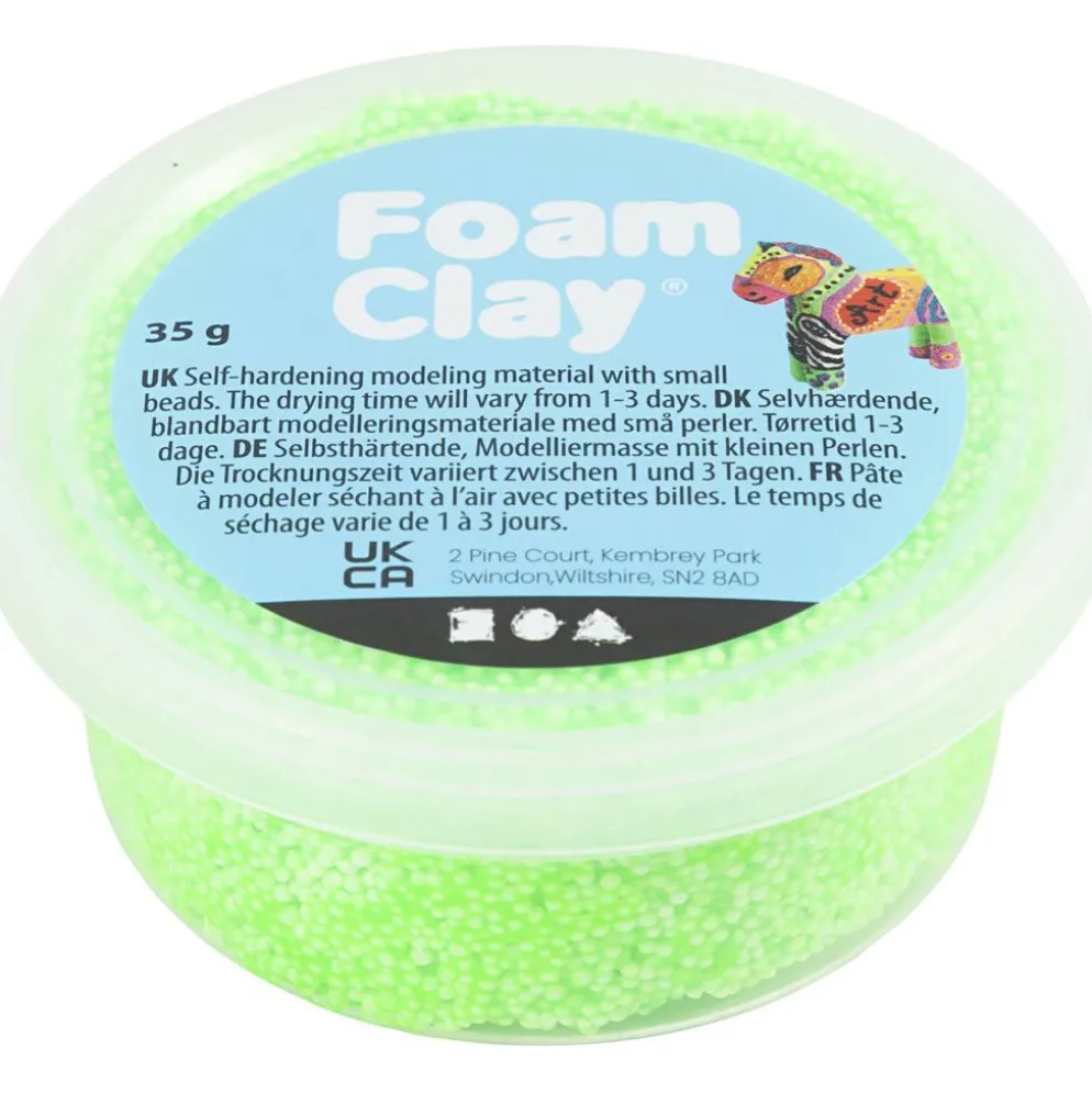 Foam Clay® , ljusgrön, 35 g/ 1 burk