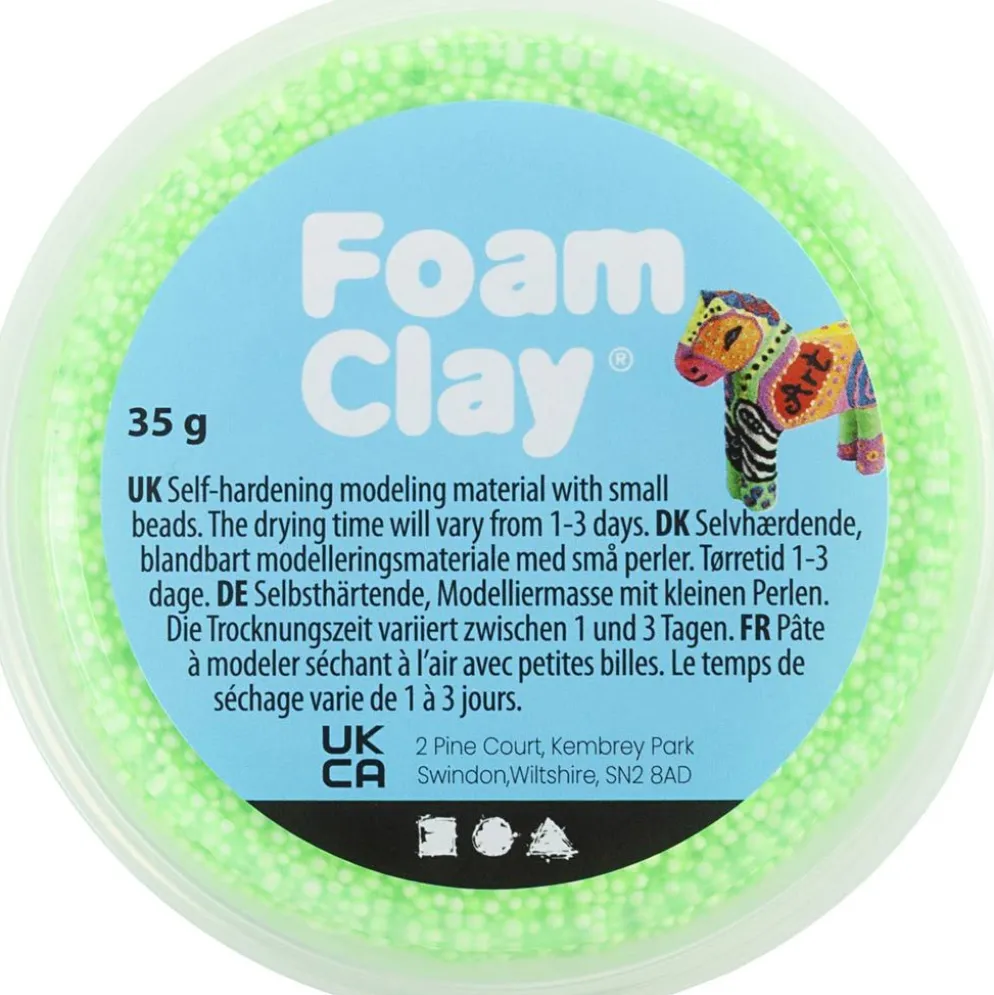 Foam Clay® , ljusgrön, 35 g/ 1 burk