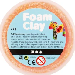 Foam Clay® , neonorange, 35 g/ 1 burk