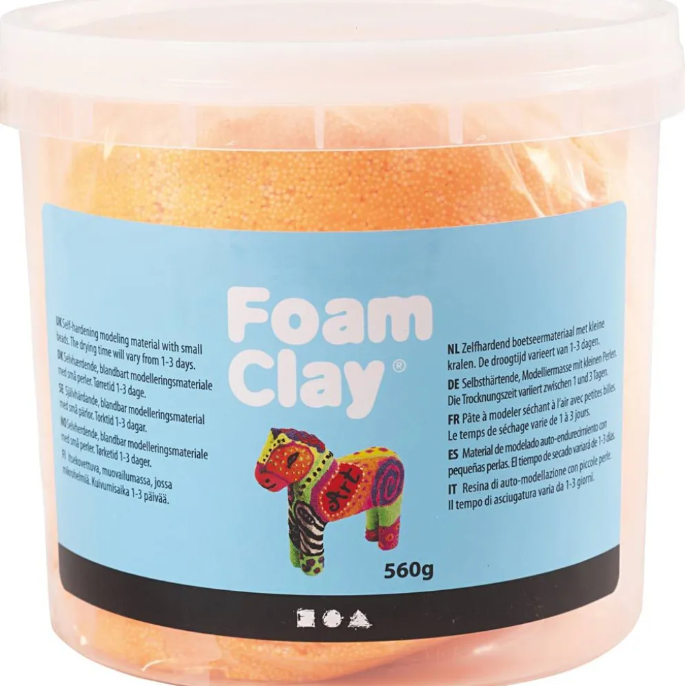 Foam Clay® , orange, 560 g/ 1 hink