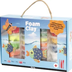 Foam Clay® Presentask, mixade färger, 1 set