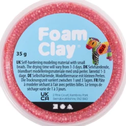 Foam Clay® , röd, 35 g/ 1 burk