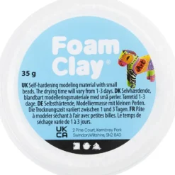 Foam Clay® , vit, 35 g/ 1 burk
