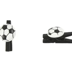 Fotbollsklämma, stl. 14x25 mm, tjocklek 12 mm, svart, 10 st./ 1 förp.
