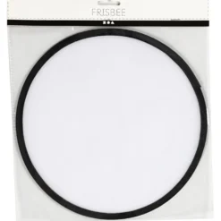 Frisbee, Dia. 25 cm, vit, 1 st.