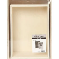 Förvaringslådor, rektangel, H: 27+31 cm, D: 12,5 cm, B: 19,5+22,5 cm, 2 st./ 1 set