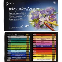 Gallery Akvarell, L: 9,3 cm, mixade färger, 24 st./ 1 förp.