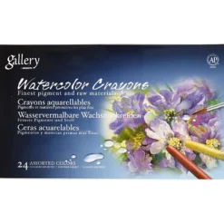 Gallery Akvarell, L: 9,3 cm, mixade färger, 24 st./ 1 förp.