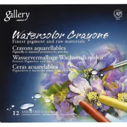 Gallery Akvarell, L: 9,3 cm, mixade färger, 12 st./ 1 förp.