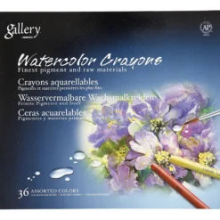 Gallery Akvarell, L: 9,3 cm, mixade färger, 36 st./ 1 förp.