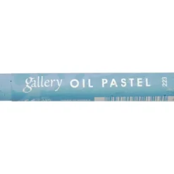 Gallery Oljepastellkritor Premium, L: 7 cm, tjocklek 11 mm, turkosblå (223), 6 st./ 1 förp.