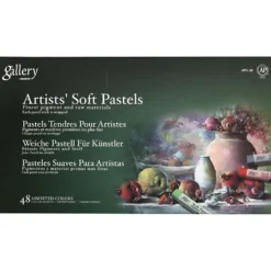 Gallery Torrpastell, L: 6,5 cm, tjocklek 10 mm, mixade färger, 48 st./ 1 förp.