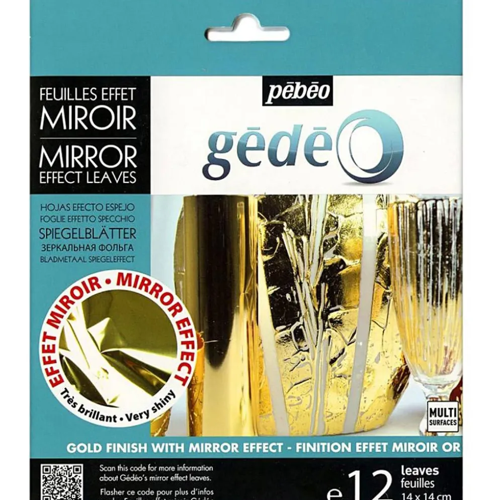 Gédéoark med spegeleffekt, guld, 12 st./ 1 förp.