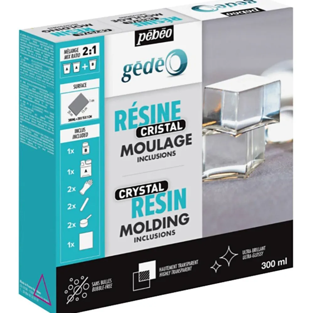 Gédéo Resin – Crystal kit, 300 ml/ 1 förp.