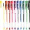 Gel kulspetspennor, spets 0,8 mm, mixade färger, 10 mix./ 1 förp.