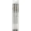 Gel kulspetspennor, spets 0,8 mm, silver, 6 st./ 1 förp.