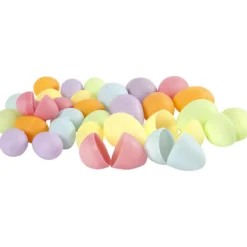 Ägg, H: 4,5+6 cm, Dia. 3+4 cm, pastellfärger, 720 st./ 1 förp.