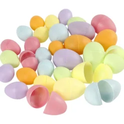 Ägg, H: 4,5+6 cm, Dia. 3+4 cm, pastellfärger, 720 st./ 1 förp.
