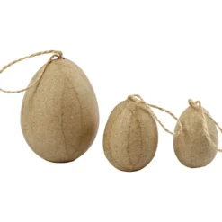 Ägg, H: 3+4+5 cm, 6 st./ 1 förp.