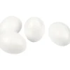Ägg, H: 10 cm, vit, 25 st./ 1 förp.