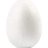 Ägg, H: 6 cm, vit, 50 st./ 1 förp.