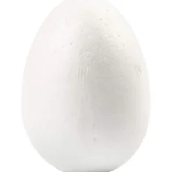 Ägg, H: 6 cm, vit, 50 st./ 1 förp.