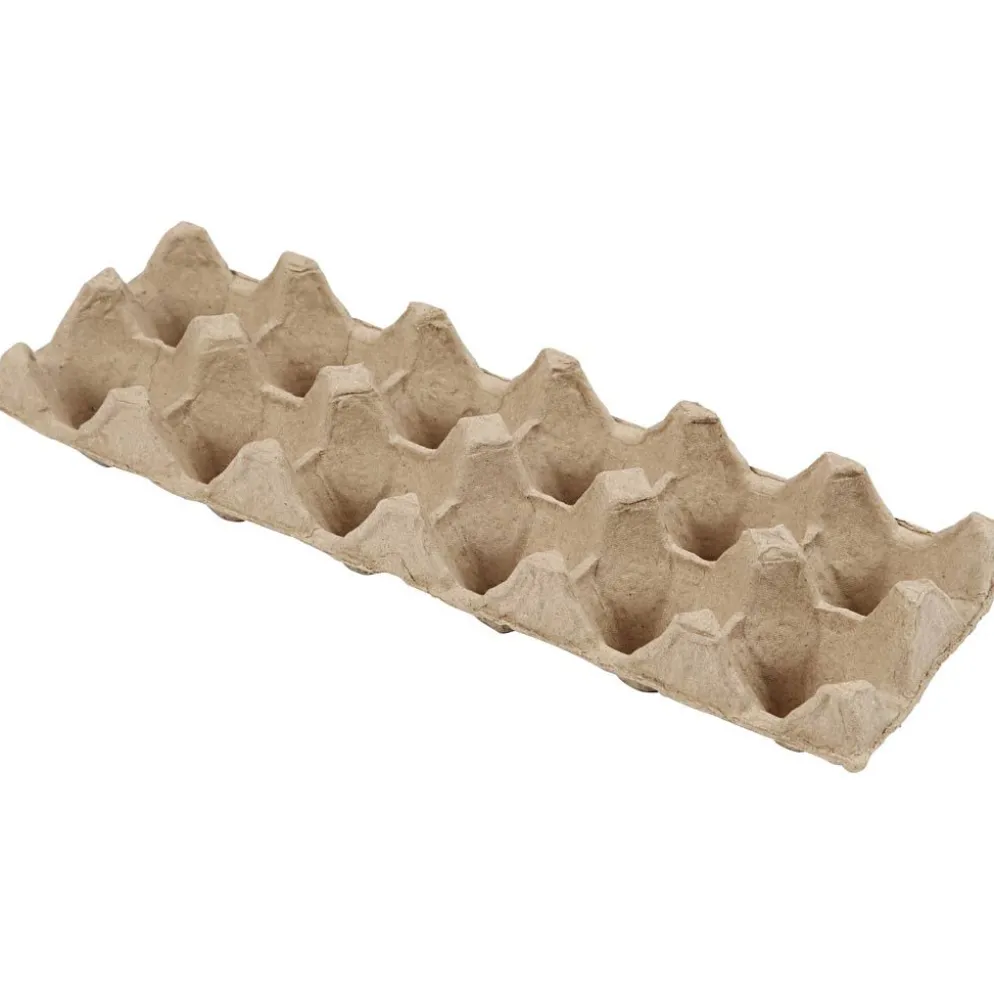 Äggkartong, H: 5 cm, L: 30,5 cm, B: 11 cm, 3 st./ 1 förp.