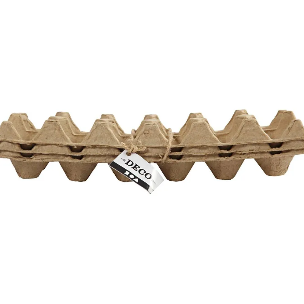 Äggkartong, H: 5 cm, L: 30,5 cm, B: 11 cm, 3 st./ 1 förp.
