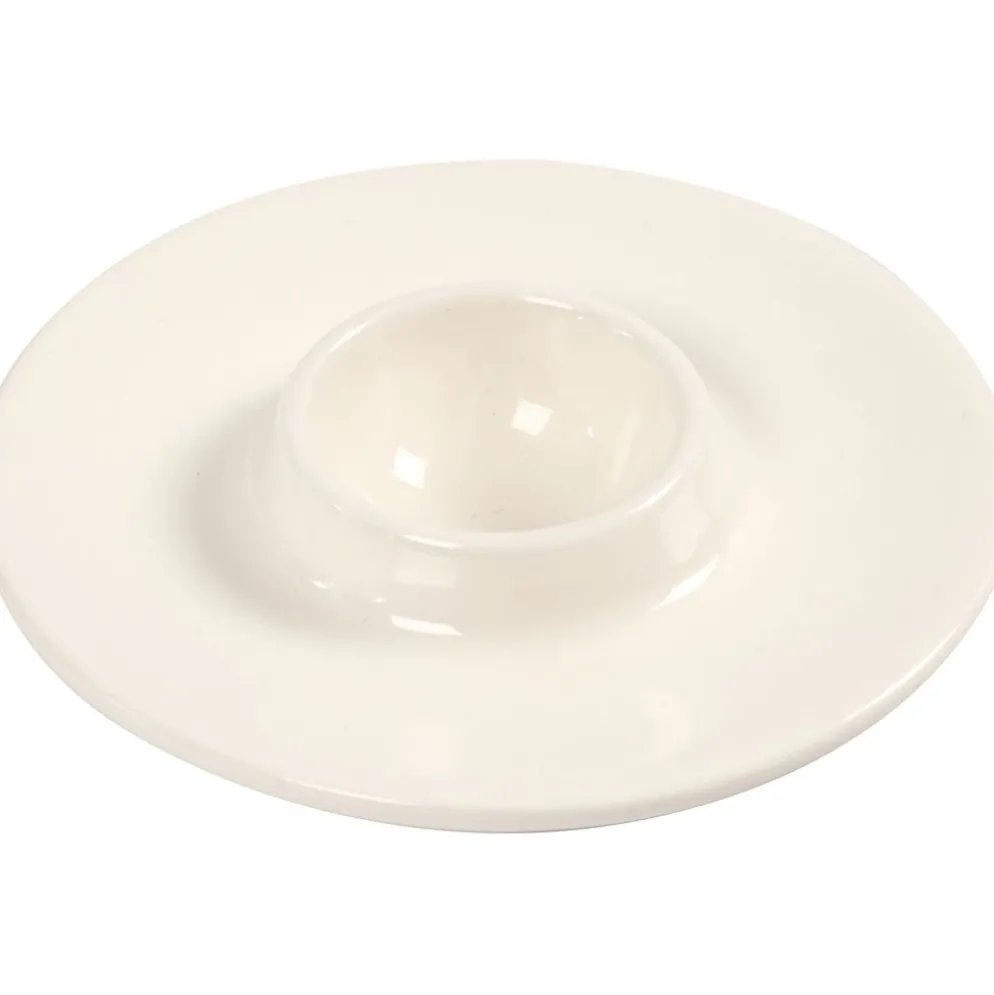 Äggkopp, Dia. 10,3 cm, Hålstl. 3,9 cm, vit, 12 st./ 1 förp.