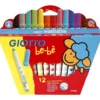 Giotto be-bè tuschpennor, Dia. 5 mm, spets 1-3 mm, mixade färger, 12 st./ 1 förp.