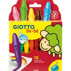 Giotto be-bè vaxkritor, L: 7 cm, Dia. 11 mm, 10 st./ 1 förp.