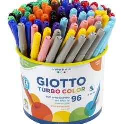 GIOTTO-tuschpennor, spets 2,8 mm, mixade färger, 96 st./ 1 hink