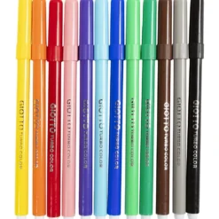 GIOTTO-tuschpennor, spets 2,8 mm, mixade färger, 96 st./ 1 hink