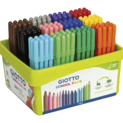 GIOTTO-tuschpennor, spets 2,8 mm, mixade färger, 12x12 st./ 1 förp.