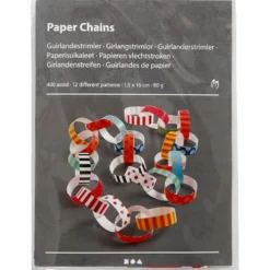 Girlangstrimlor med tryck, Mönstrade, L: 16 cm, B: 15 mm, 400 st./ 1 förp.