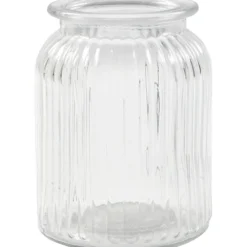 Glasburk, H: 14,5 cm, Dia. 11 cm, Hålstl. 7 cm, 6 st./ 1 förp.
