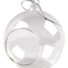 Glaskula med hål, Dia. 8 cm, 6 st./ 1 förp.