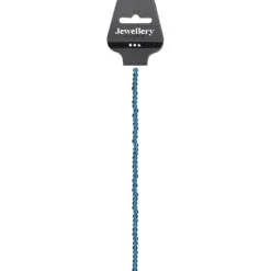 Glaspärlor, Dia. 4 mm, Hålstl. 1 mm, turkos, 45 st./ 1 förp.