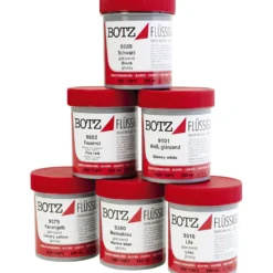 Glasyr till lera, mixade färger, 6x200 ml/ 1 förp.