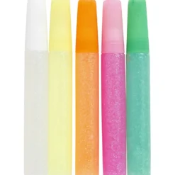 Glitterlim, pastellfärger, 5x10 ml/ 1 förp.