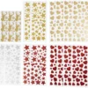Glitterstickers, ark 10x24+12x18,5 cm, 8 ark/ 1 förp.