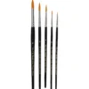Gold Line-penslar, nr. 1+4+8+12+18, L: 17-19 cm, B: 1-7 mm, runda, 5 st./ 1 förp.