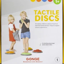 GONGE® Taktila känselplattor, mixade färger, 10 st./ 1 förp.