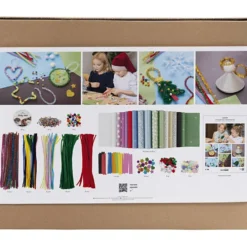 Grupp DIY Kit Färgglad Jul, Julfigurer, mixade färger, 1 förp.
