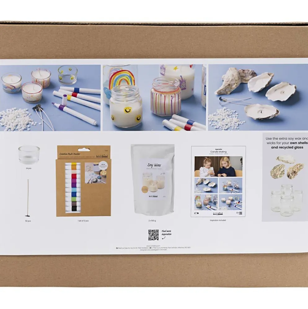 Grupp DIY Kit Ljusgjutning, Ljushållare för värmeljus, 1 förp.