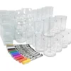 Grupp DIY Kit Ljushållare med porslinstusch, 1 set