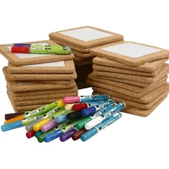 Grupp DIY Kit Måla grytunderlägg, stl. 15,5x15,5 cm, mixade färger, 1 set